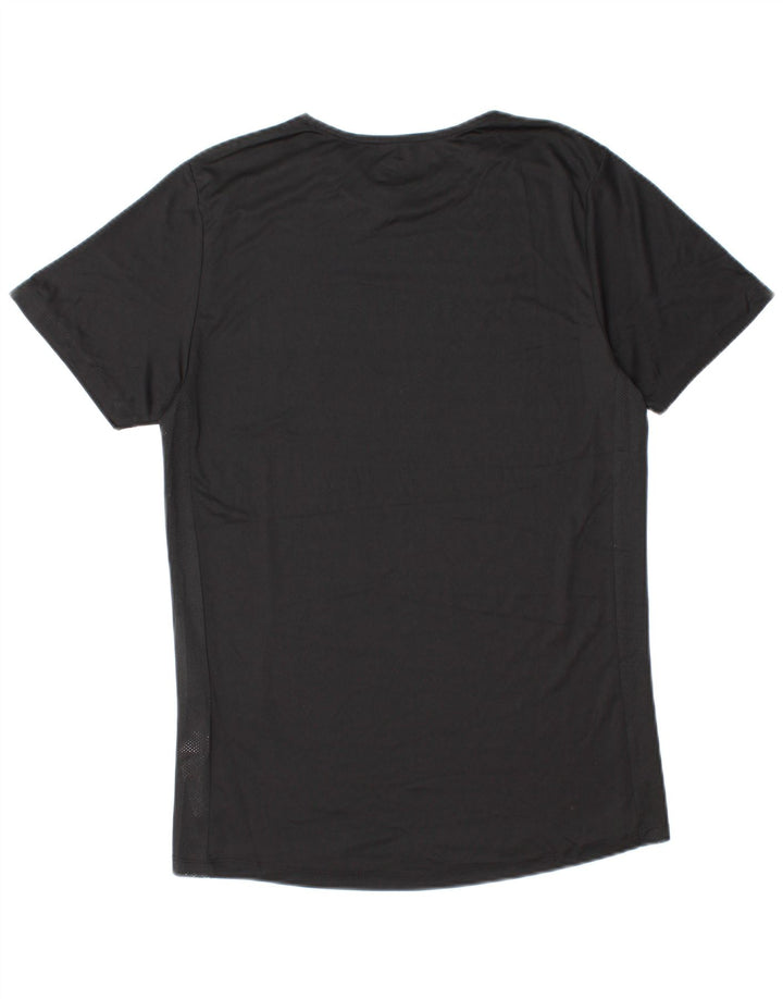 Umbro T-Shirt Homme Petit Noir Rayé Polyester