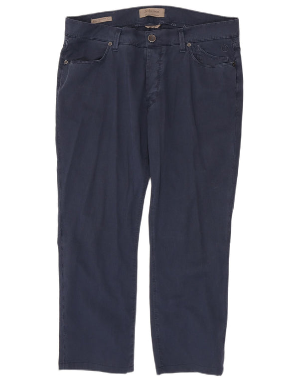 Jeckerson Pantalon décontracté coupe slim pour homme W36 L26 Bleu marine en coton