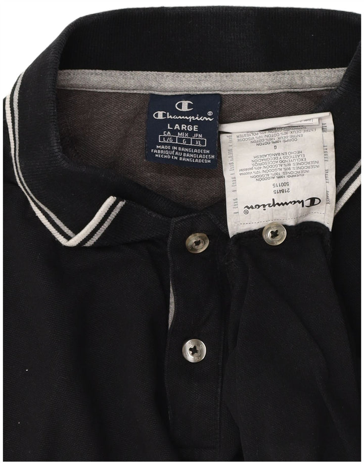 Champion Polo Homme Grand Noir Coton