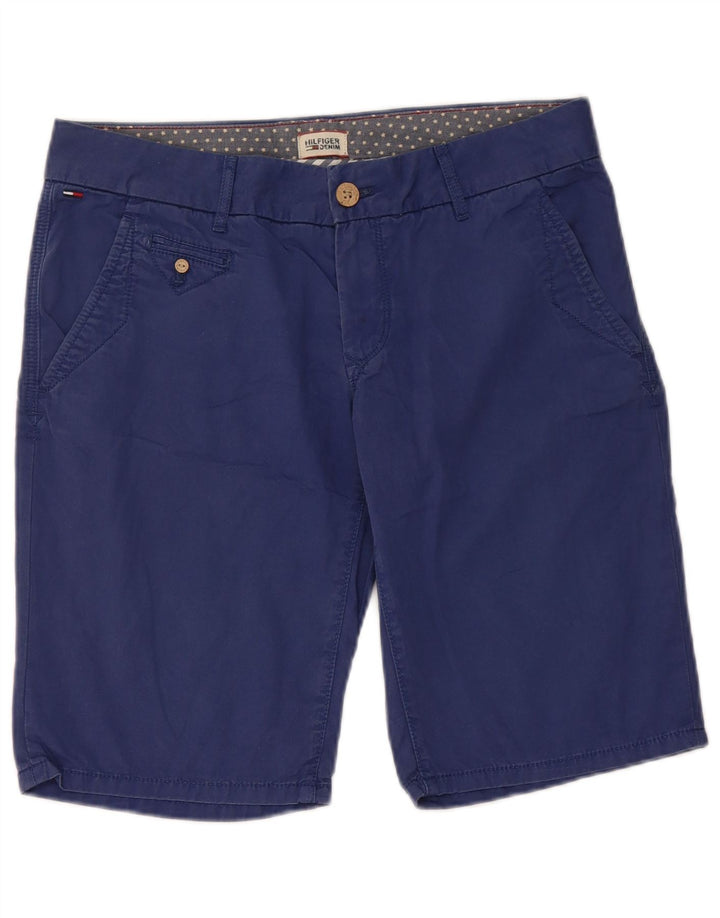 Tommy Hilfiger Short Chino Femme W28 Bleu Moyen Coton
