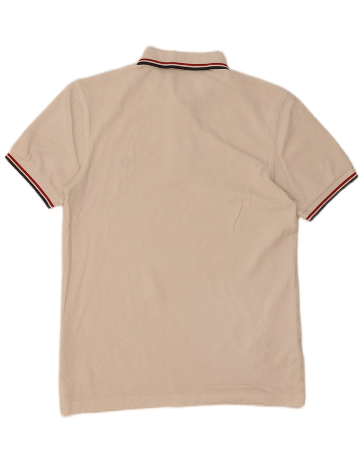 Fred Perry Polo Homme Petit Coton Rayé Blanc