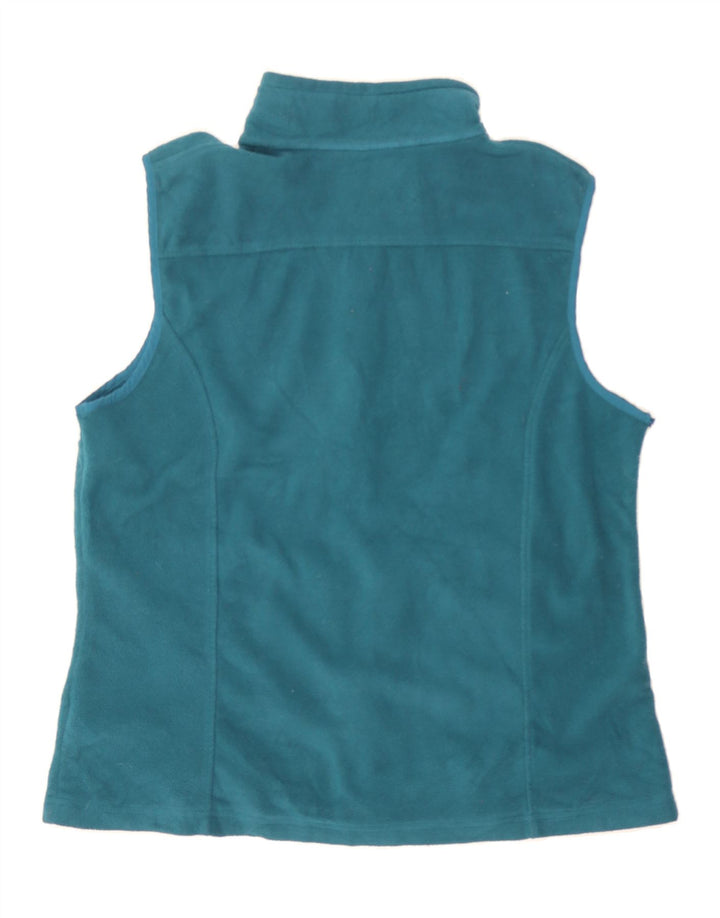 EDDIE BAUER Womens Fleece Gilet UK 18 XL Blue Polyester Vintage Eddie Bauer and Second-Hand Eddie Bauer from Messina Hembry 