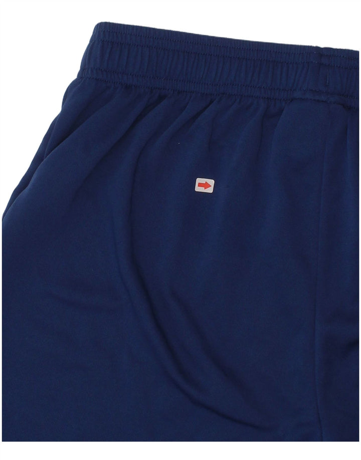 Umbro Short de Sport Garçon 11-12 Ans Large Bleu Marine Polyester