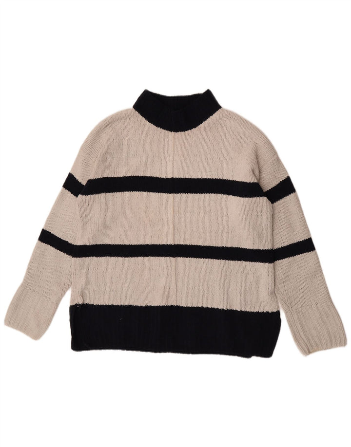 Marks & Spencer Pull col roulé pour femme UK 14 Blanc moyen