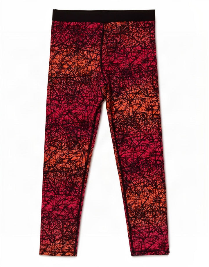 Champion Legging Capri à motif abstrait pour femme UK 16 Large Rose