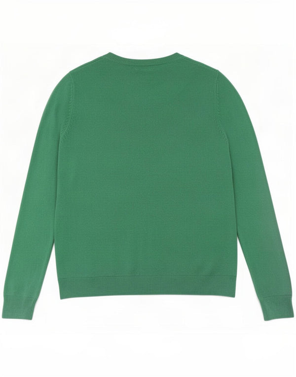 Marks & Spencer Pull ras du cou pour femme UK 16 Grand acrylique vert