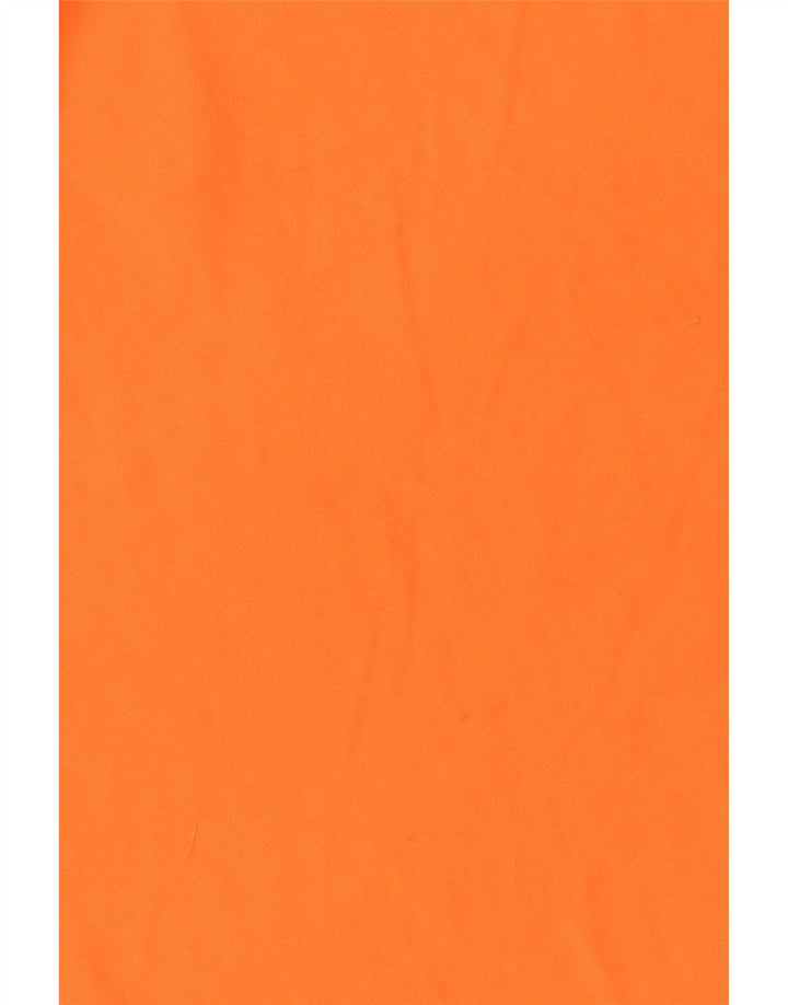 UNDER ARMOUR T-Shirt Garçon 11-12 ans Large Orange Polyester