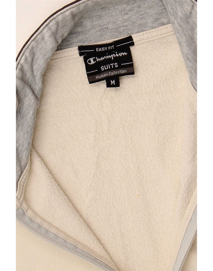 Champion Veste de survêtement Easy Fit pour femme UK 14 Medium Off White
