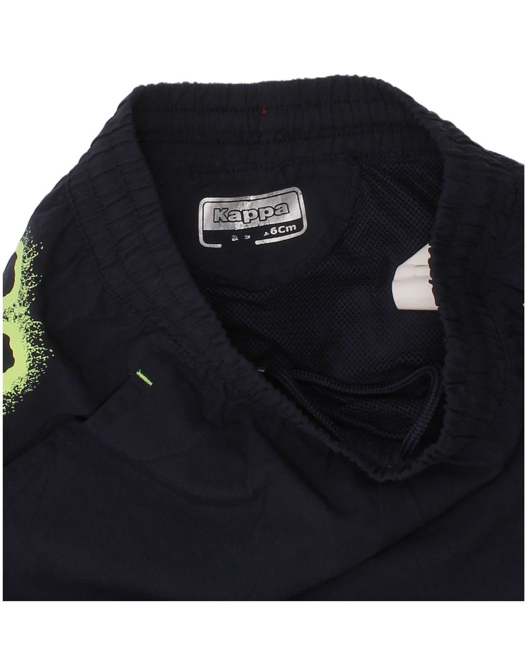 Kappa Short de sport graphique garçon 6-7 ans bleu marine polyester