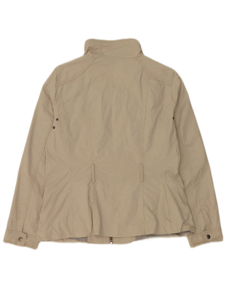 Zara Veste Bomber Femme UK 14 Large Beige