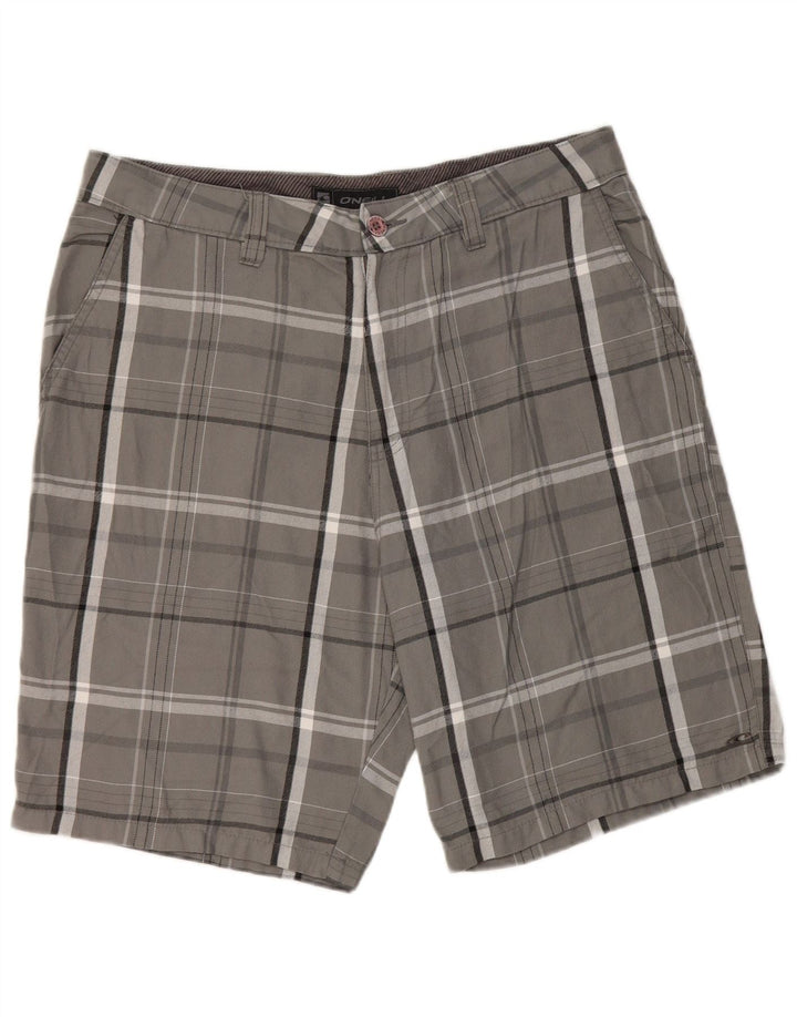 O'Neill Short Chino Homme W36 Grand Gris Plaid Polyester
