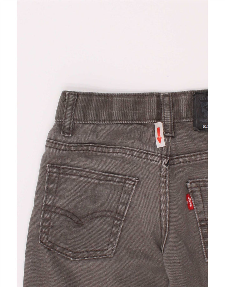 Levi's Garçons 511 Jean Slim Déchiré 4-5 Ans W22 L18 Gris Coton