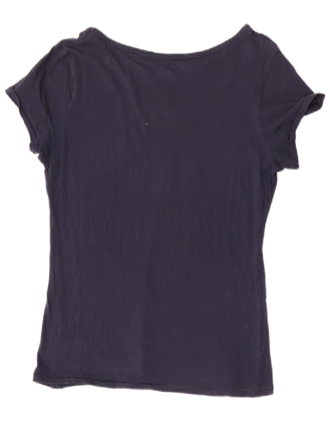 Timberland T-shirt graphique pour femme UK 12 Bleu marine moyen