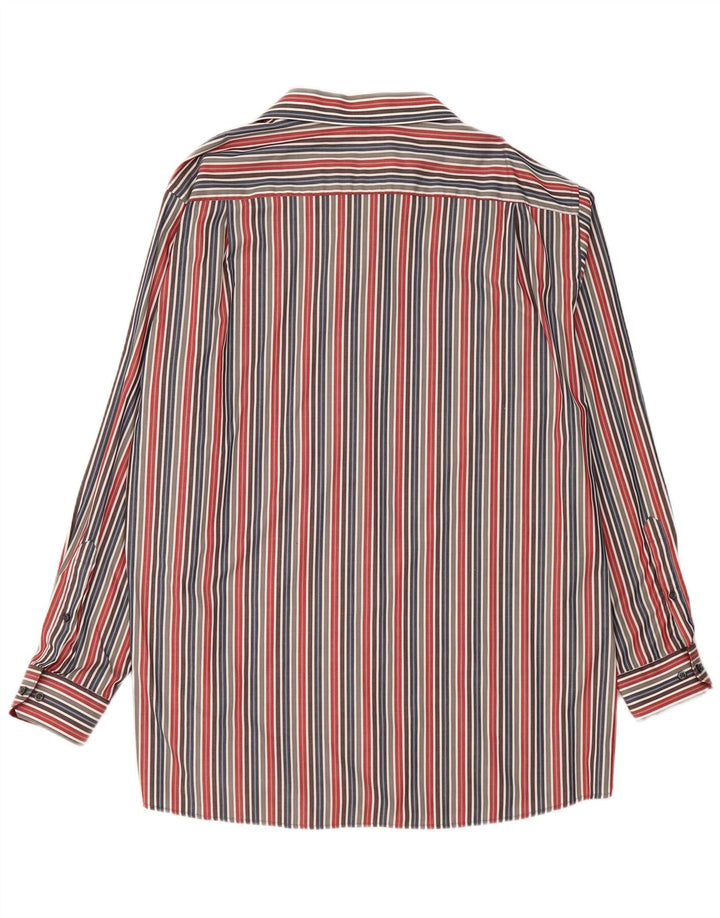 Walbusch Chemise Homme Taille 47/48 2XL Coton à fines rayures multicolore