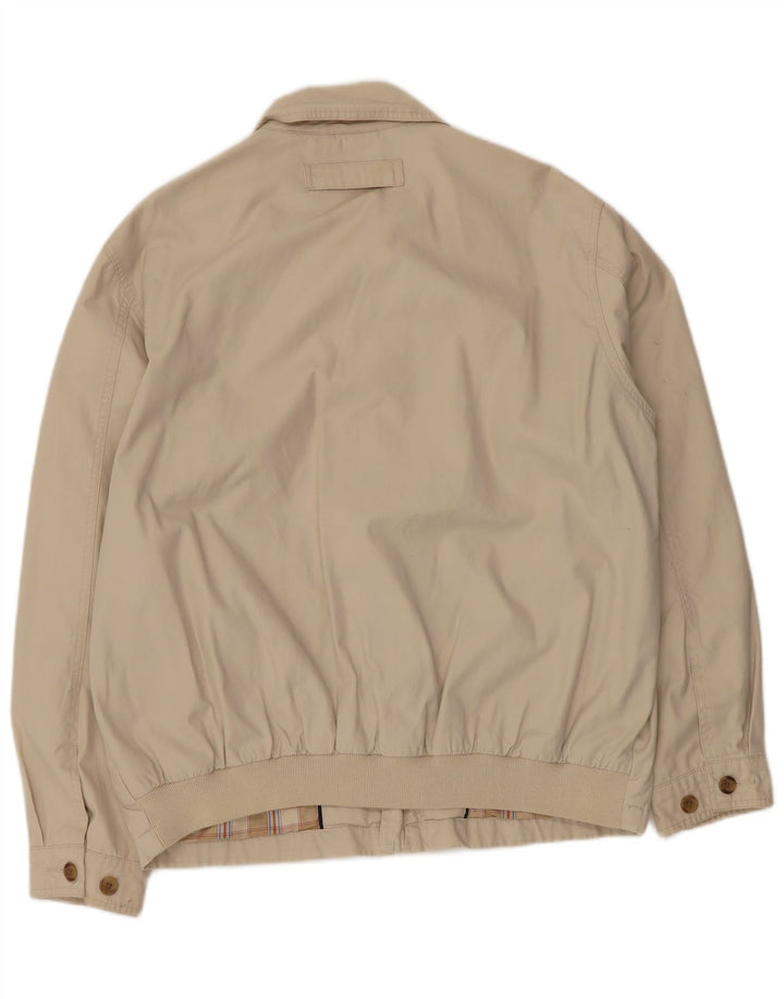 Tommy Hilfiger Veste Bomber Homme UK 38 Coton Beige Moyen