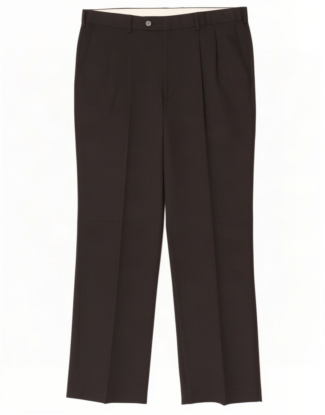 Farah Pantalon de costume pour homme W36 L30 Noir Polyester
