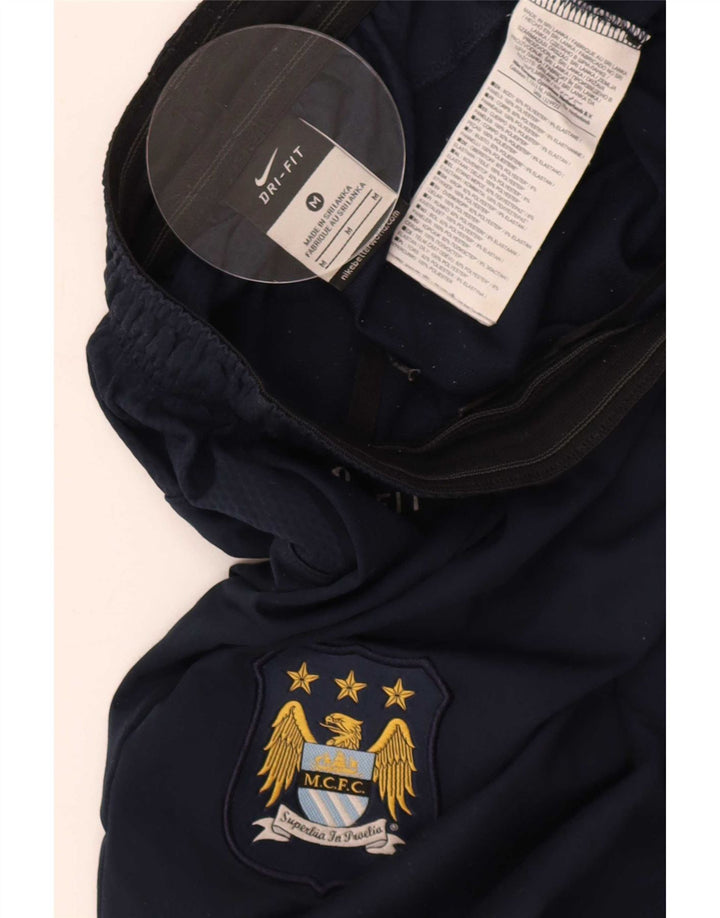 Pantalon De Survêtement Manchester City Nike Homme Bleu Marine Moyen Polyester