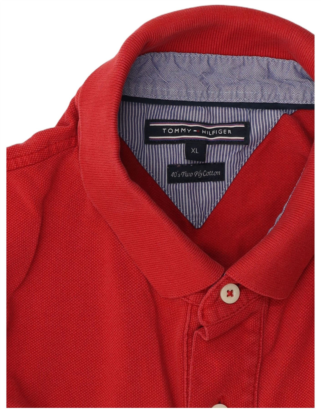 Tommy Hilfiger Polo Homme XL Rouge Coton