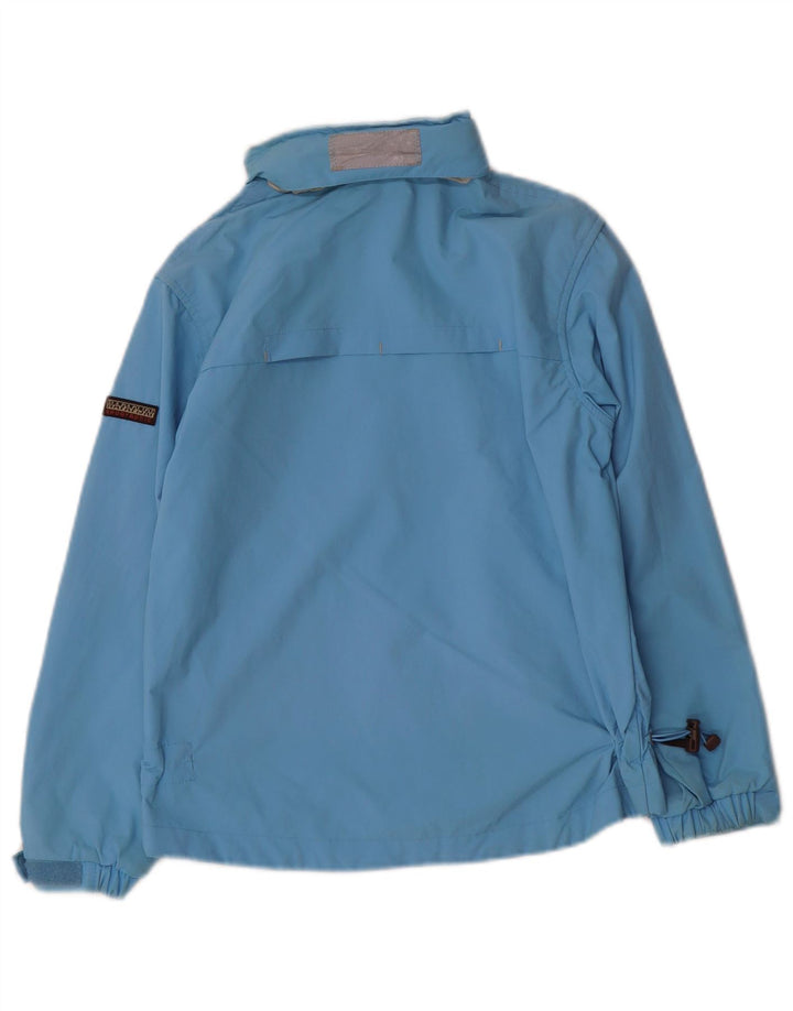 Napapijri Veste de Pluie Geographic Garçon 9-10 Ans Bleu Nylon