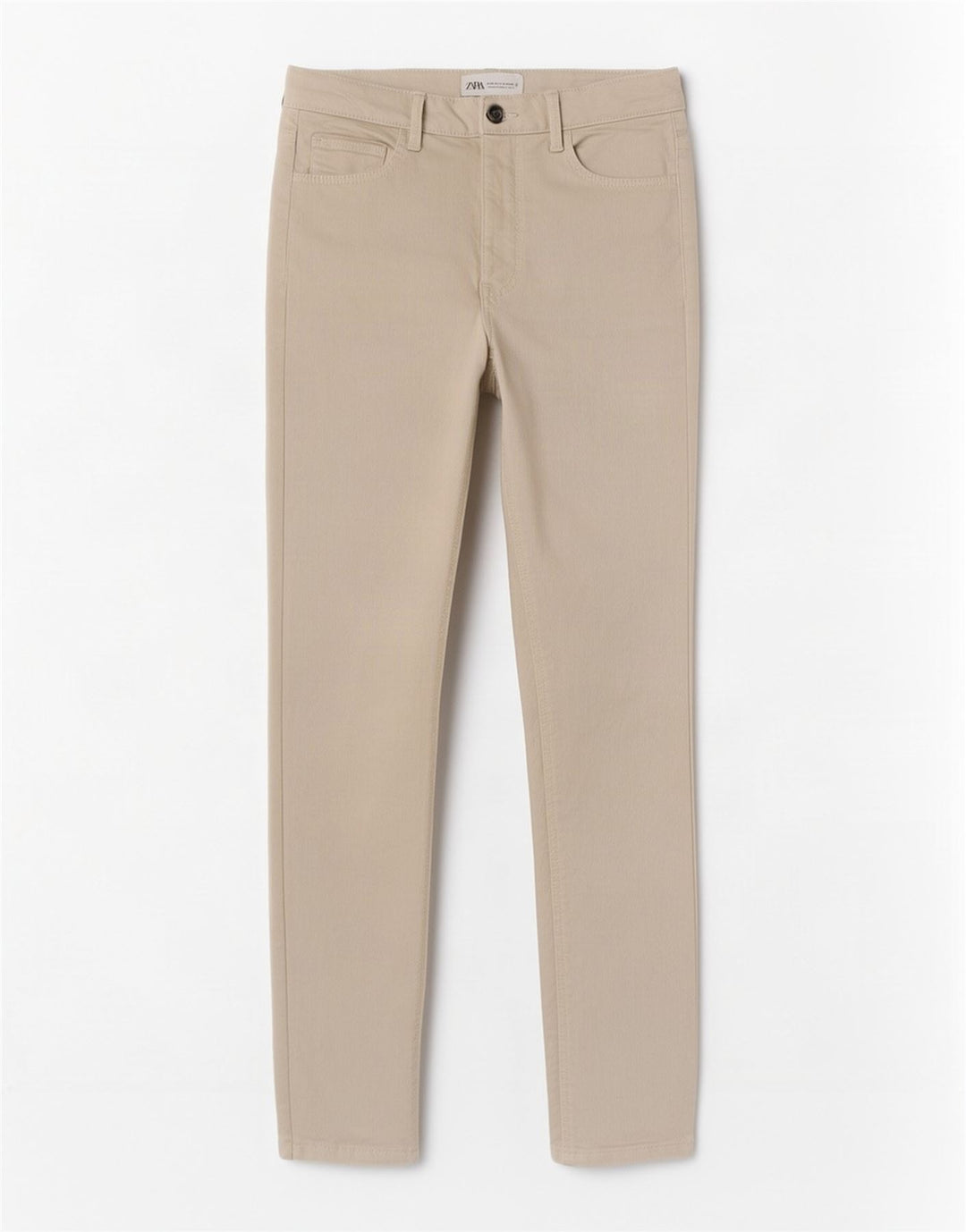 Zara Jean Slim Femme EU 38 Petit W28 L27 Blanc