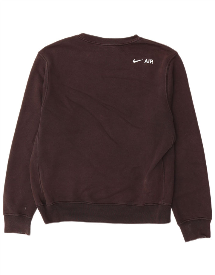 Nike Sweat-shirt graphique pour homme en coton noir Taille S