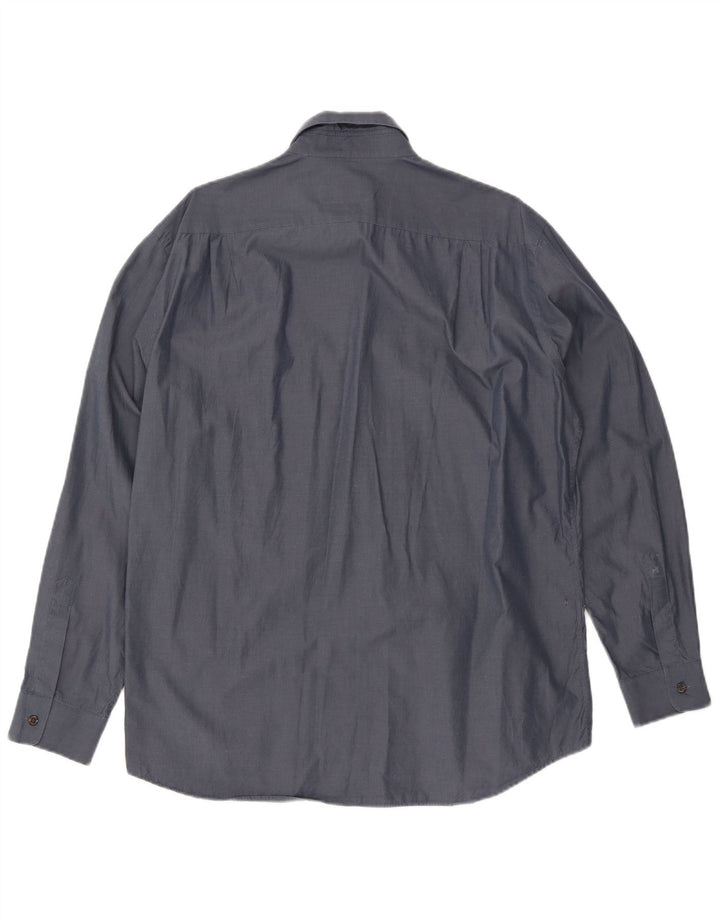 Hugo Boss Chemise Homme Taille 16 41 Grand Coton Bleu Marine
