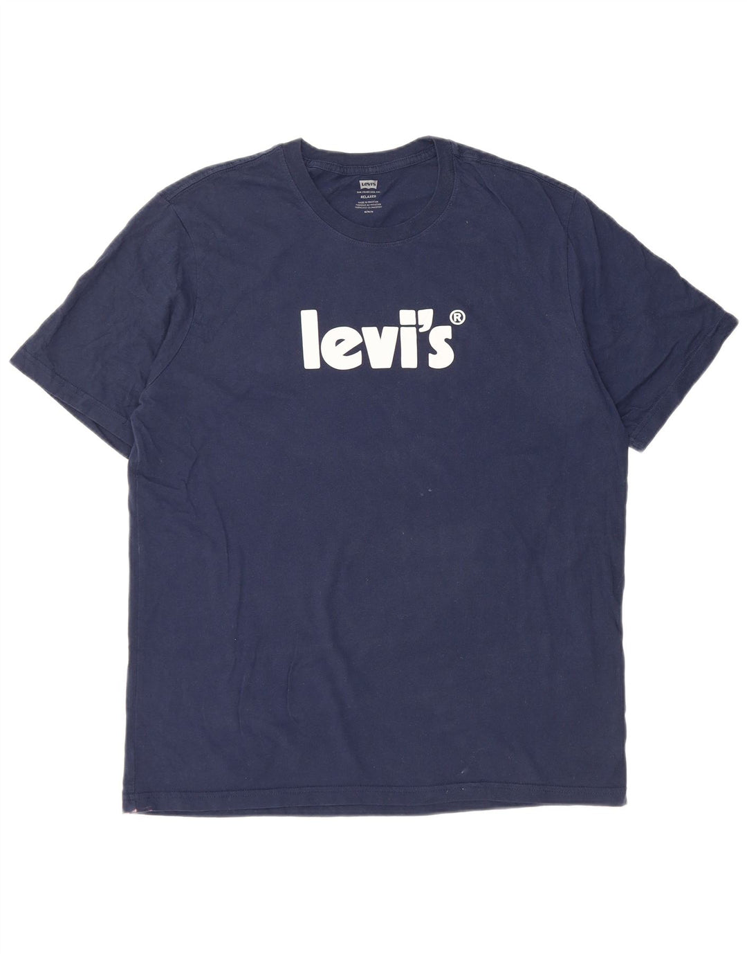 Levi's Tee-Shirt Relaxed Graphic Homme Bleu Marine Moyen Coton