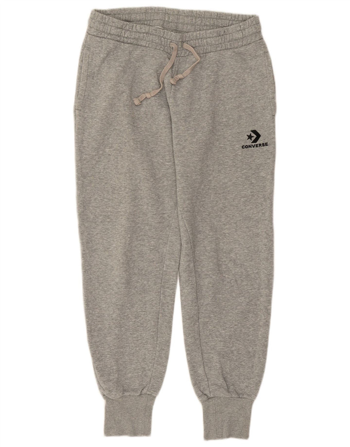 CONVERSE Pantalon de survêtement pour femme Joggers UK 14 Gris moyen Coton