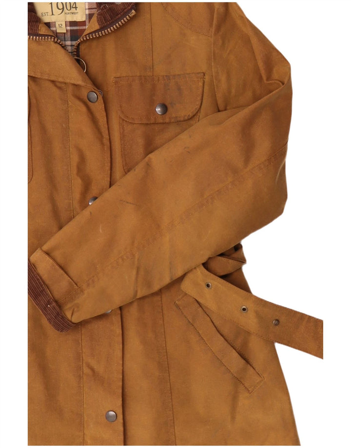 PORTWEST Veste en coton ciré pour femme UK 12 Coton beige moyen