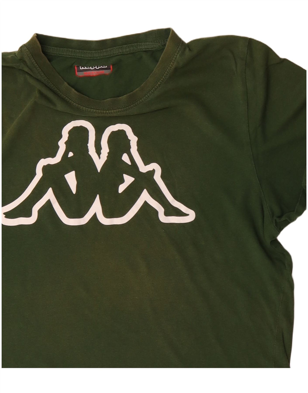 Kappa T-Shirt Graphique Homme Vert Moyen Coton