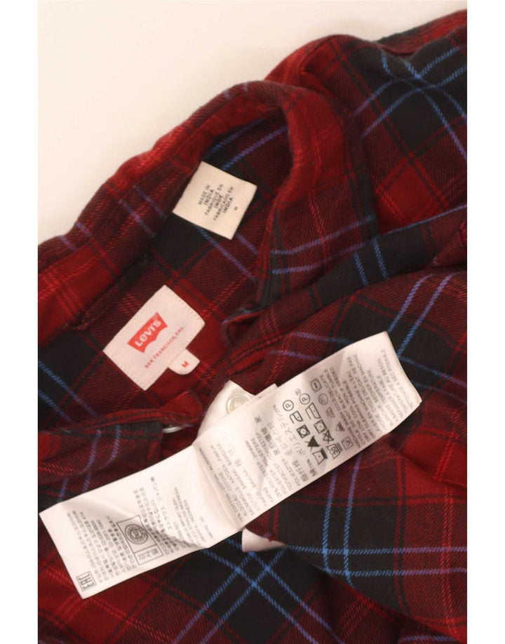 Levi's Chemise Flannel Homme Rouge Moyen Carreaux Coton