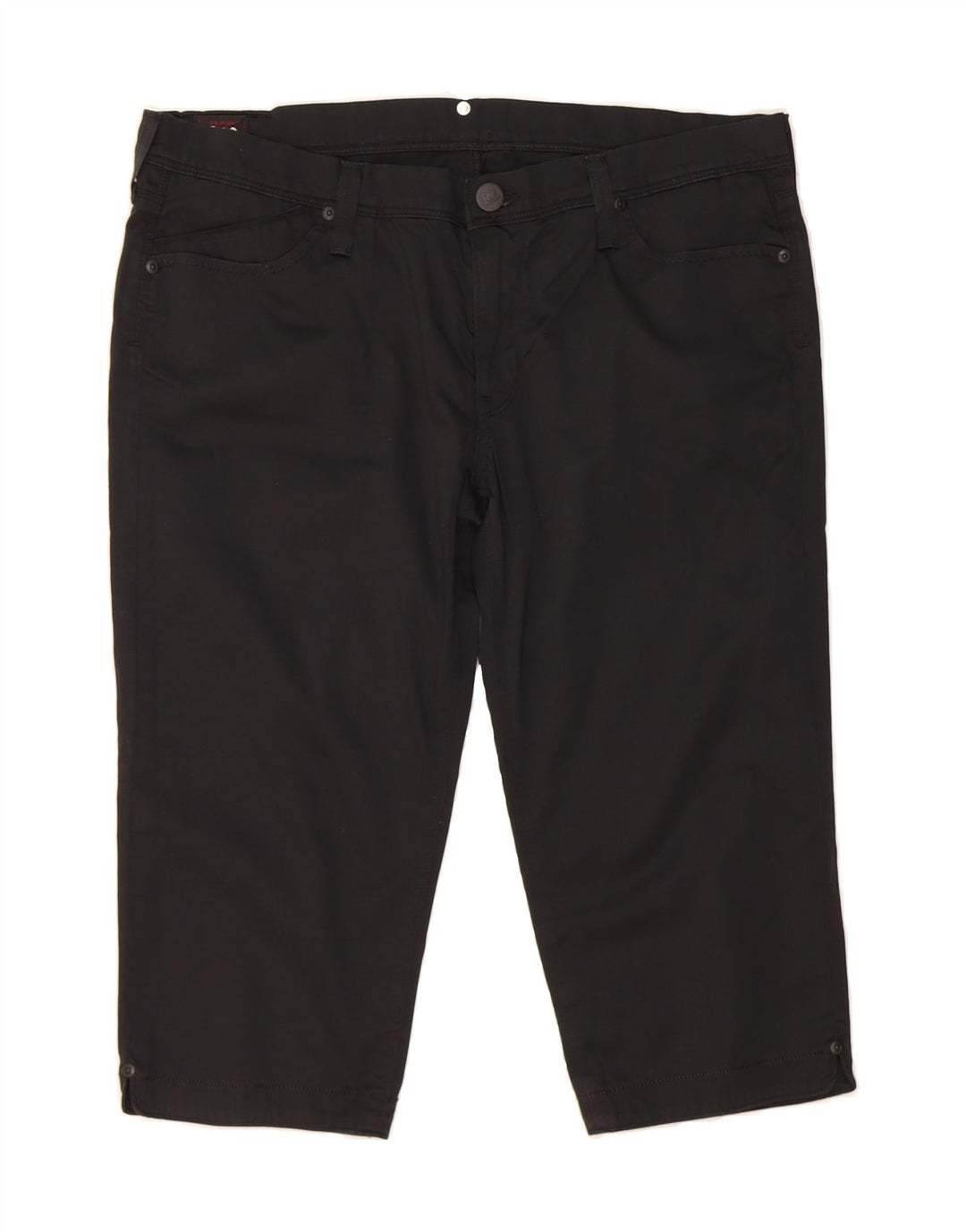 LEE Mens Enka Bermuda Shorts  W32 Medium Black Cotton Vintage Lee and Second-Hand Lee from Messina Hembry 