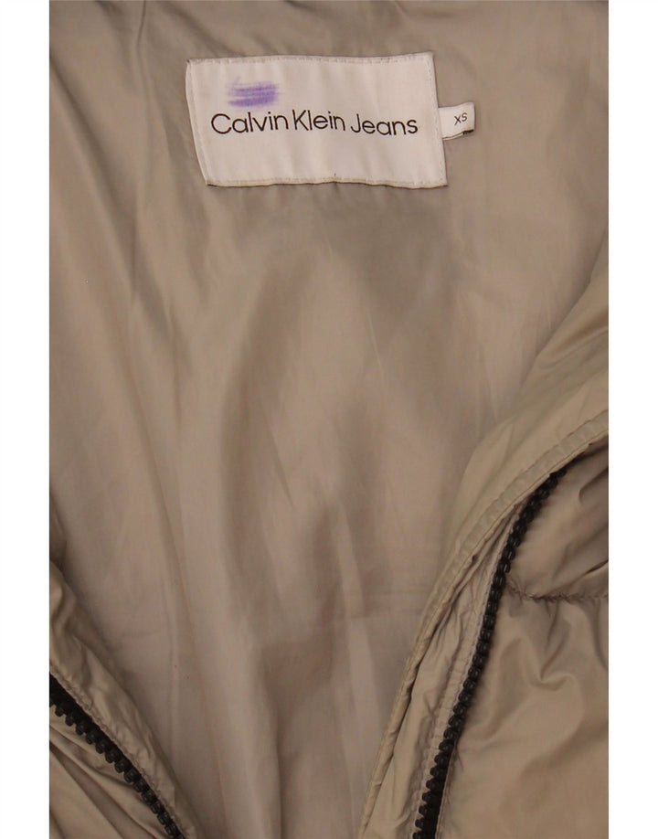 Calvin Klein Jeans Veste rembourrée pour homme UK 34 XS Beige Polyamide