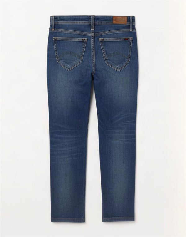 Tommy Hilfiger Jean Slim Femme W28 L28 Bleu Coton