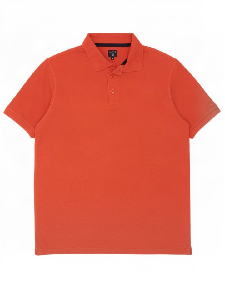 James Pringle Polo Homme Orange Moyen Coton