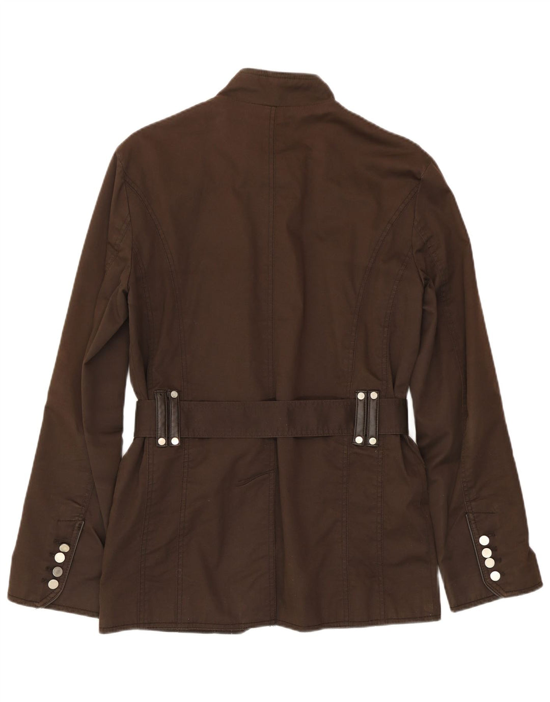 Zara Veste Militaire Homme UK 38 Coton Marron Moyen