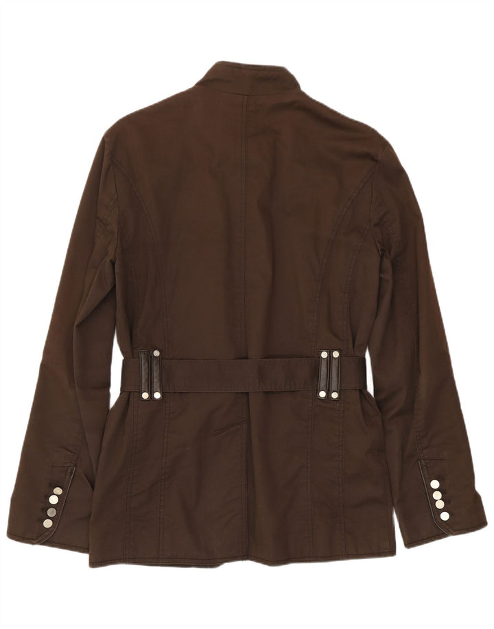Zara Veste Militaire Homme UK 38 Coton Marron Moyen