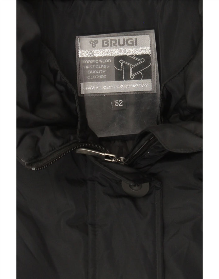 BRUGI Manteau matelassé pour femme IT 52 2XL Noir