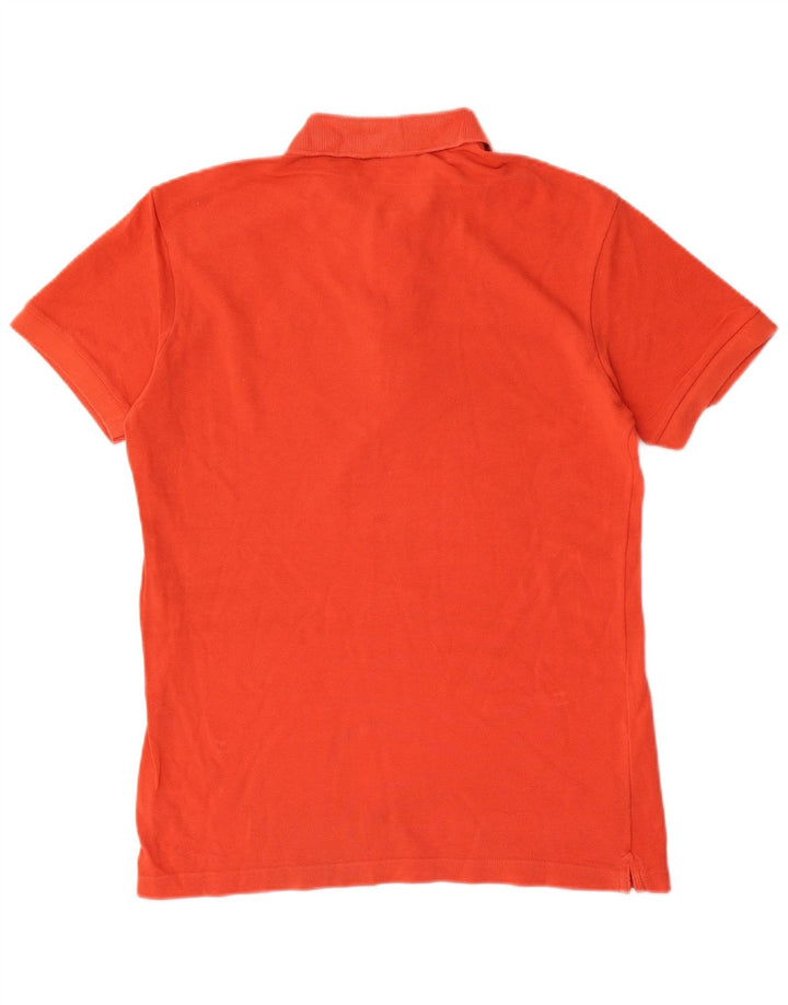 LACOSTE Polo Slim Fit Homme Taille 4 Coton Orange Moyen
