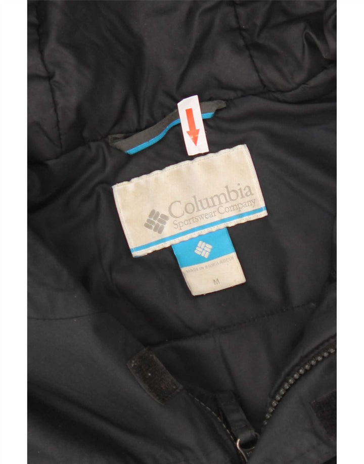 Columbia Veste anorak à capuche graphique pour homme UK 38 Medium Black Nylon