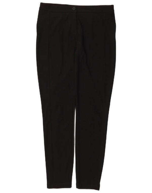 Benetton Pantalon décontracté skinny pour femme UK 12 Medium W32 L30 Noir Polyester