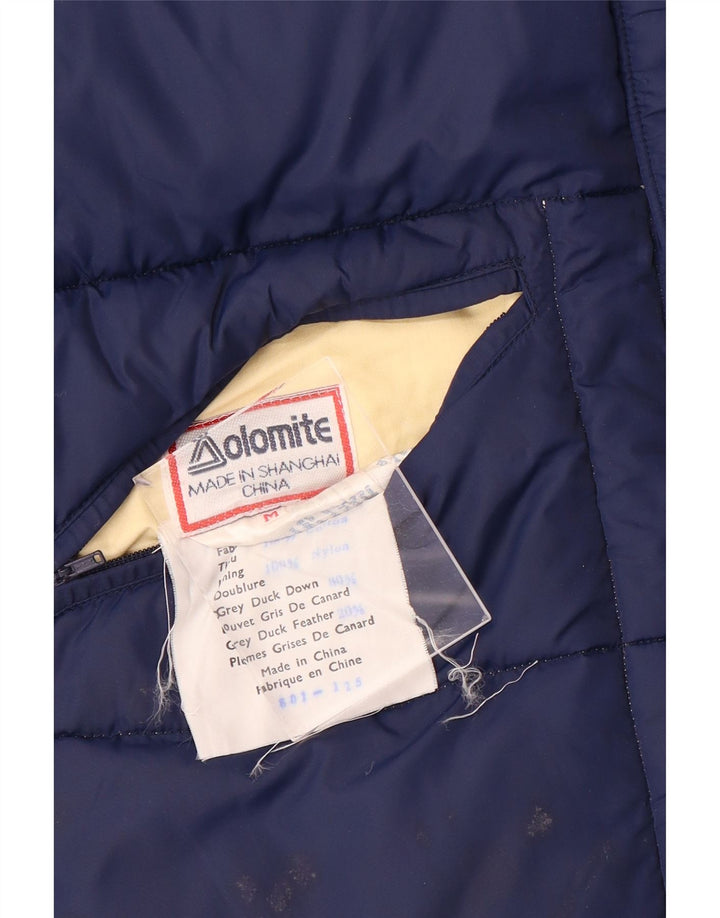 Dolomite Gilet rembourré réversible pour homme UK 38 Bleu marine moyen Coton
