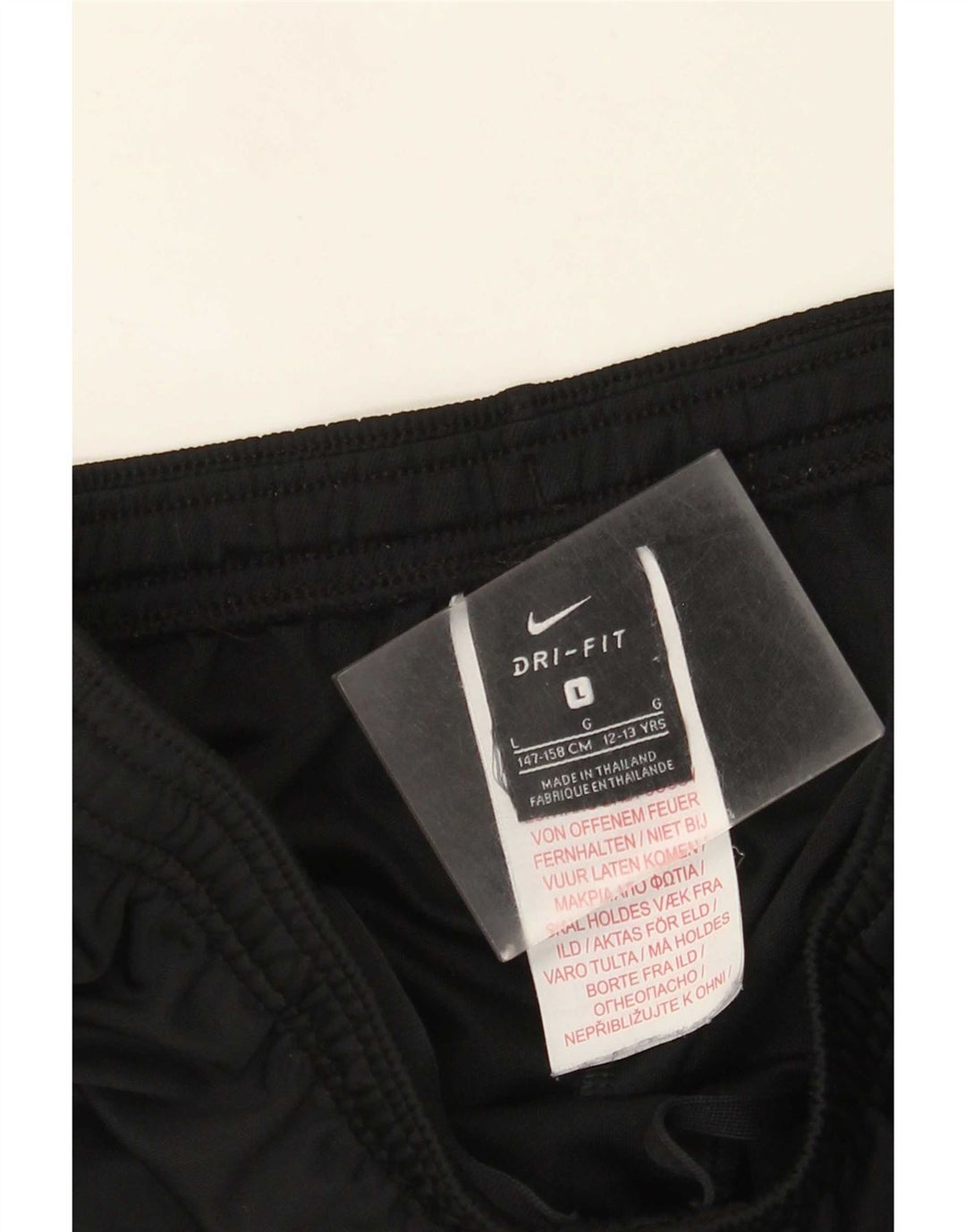 Pantalon de survêtement Nike Dri Fit pour garçon 12-13 ans Large Noir Polyester
