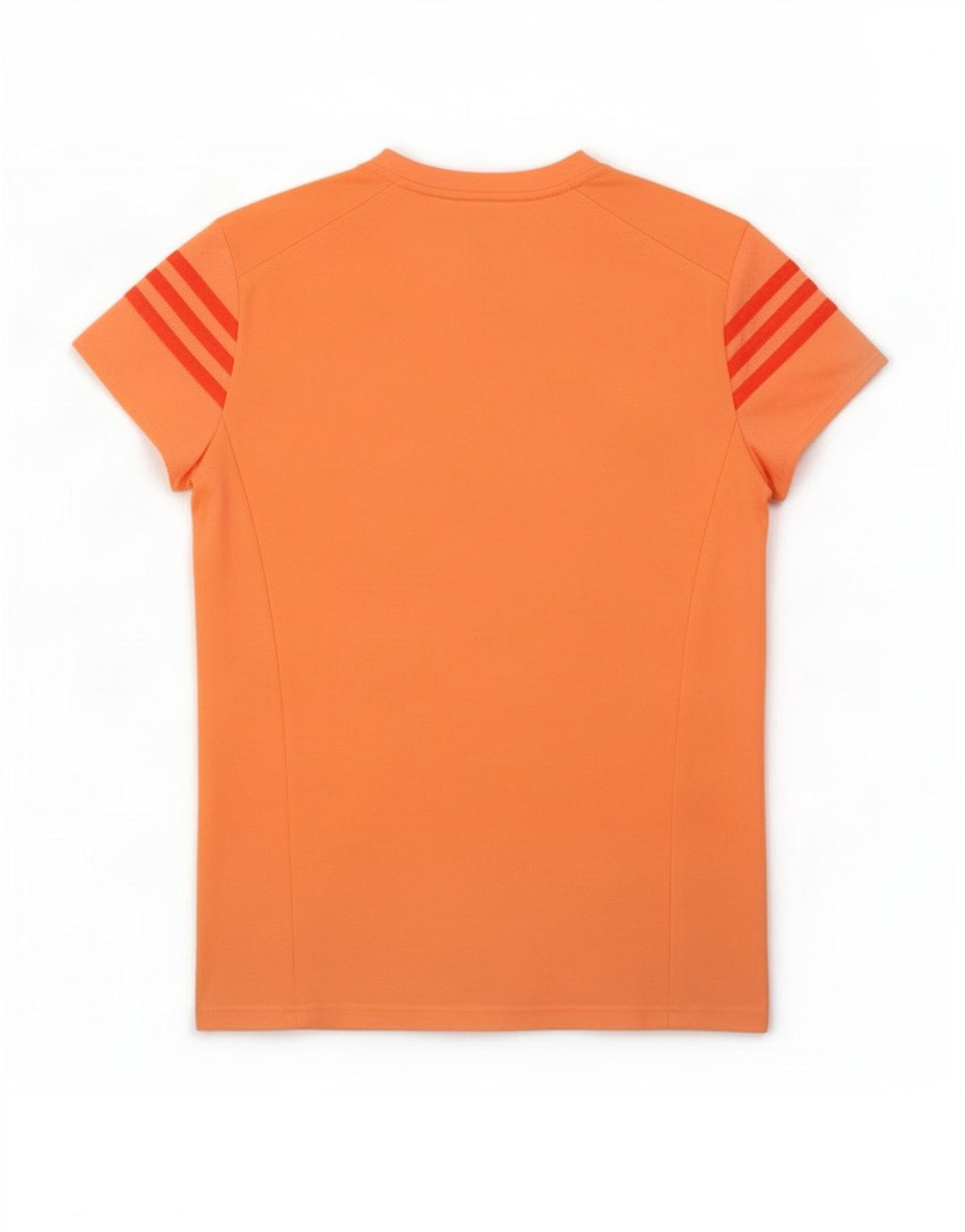 Adidas Climalite T-Shirt Top UK 8/10 Petit Orange Polyester