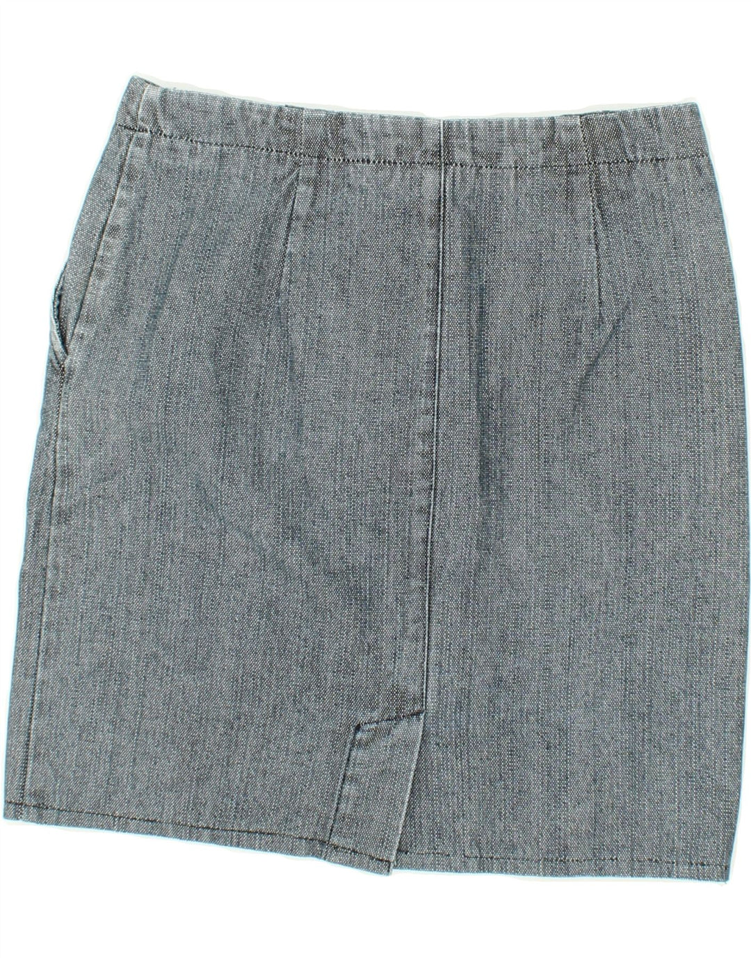 BENETTON Womens Denim Skirt IT 42 Medium W30  Blue Cotton Vintage Benetton and Second-Hand Benetton from Messina Hembry 