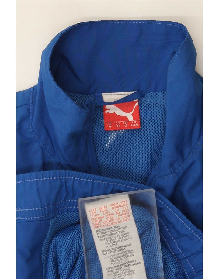 Puma Veste de survêtement graphique garçon 9-10 ans Bleu Polyester