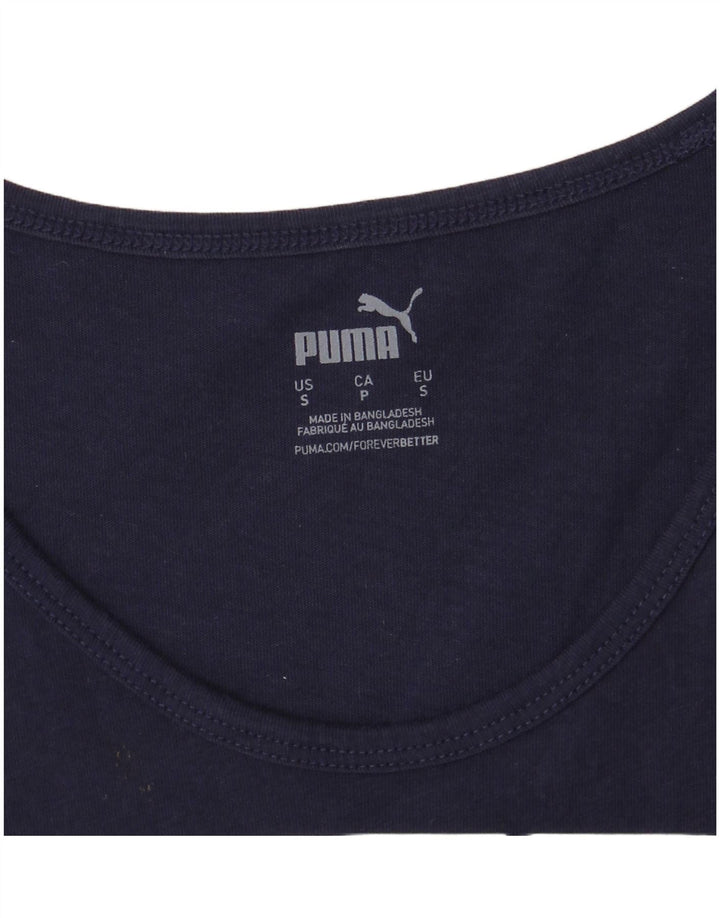 PUMA Débardeur Graphic Homme Petit Bleu Marine
