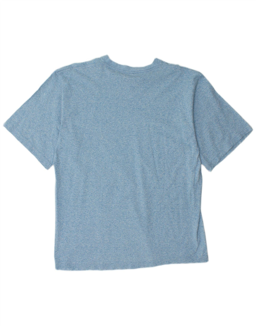 CHAMPION T-Shirt Homme Haut Large Bleu Moucheté Coton