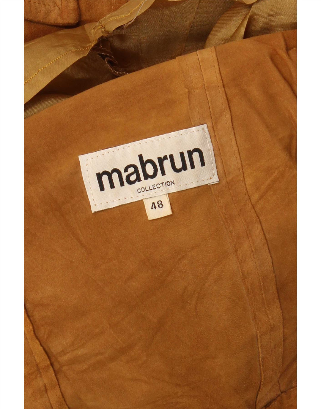 Mabrun Veste En Daim Femme IT 48 XL Beige