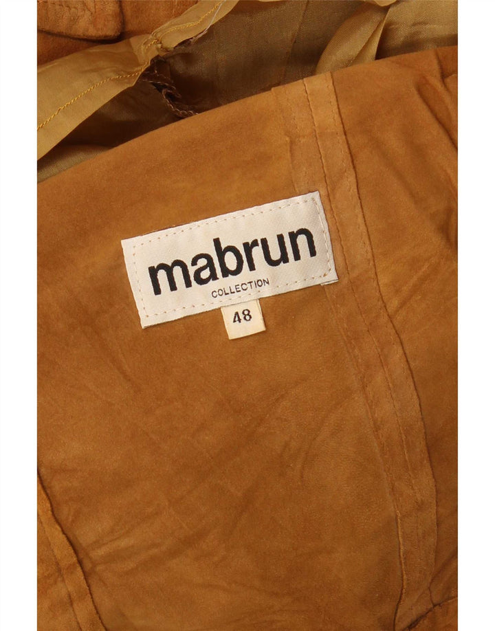 Mabrun Veste En Daim Femme IT 48 XL Beige